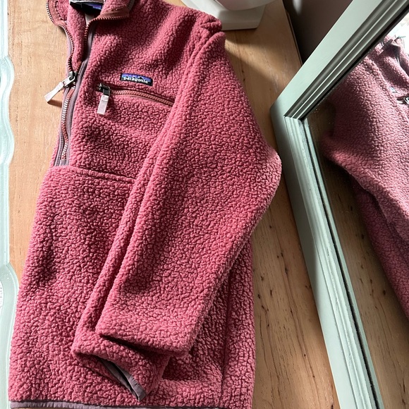 Patagonia Dusty Rose Sherpa Fleece Jacket - Picture 2 of 3